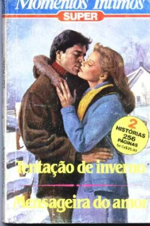 Capa de Tentação de Inverno / Mensageira do Amor