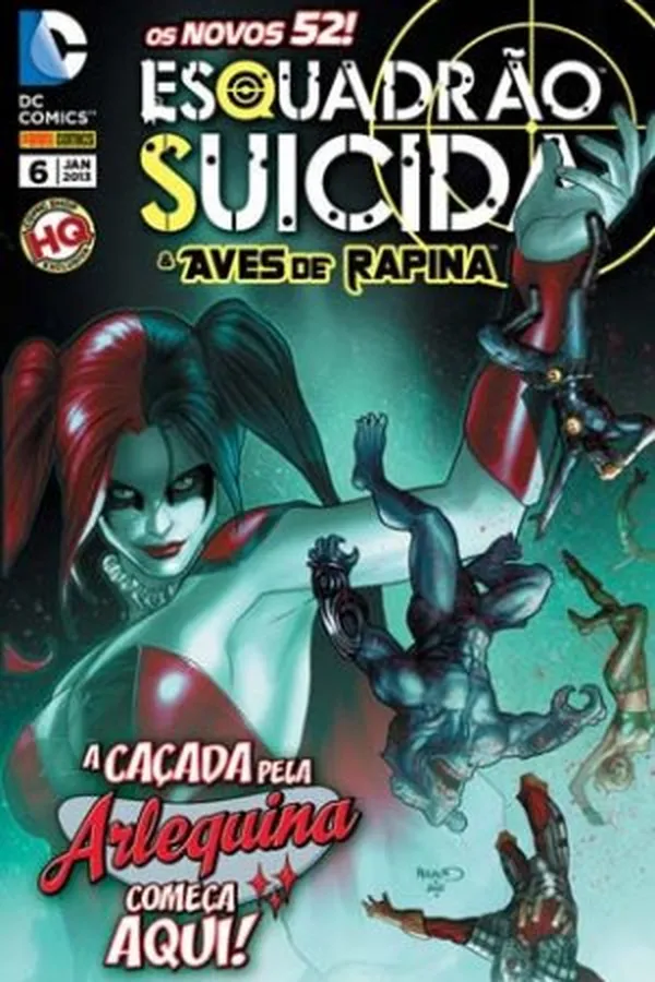 Capa de Esquadrão Suicida & Aves de Rapina #06