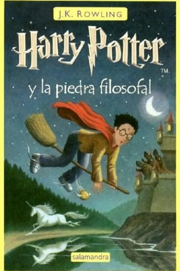 Capa de Harry Potter Y La Piedra Filosofal