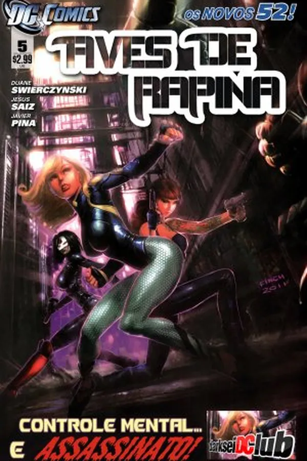 Capa de Aves de Rapina #05 - Os Novos 52