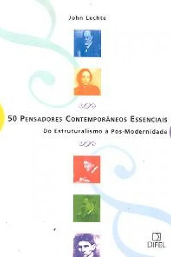Capa de 50 pensadores contemporâneos essenciais