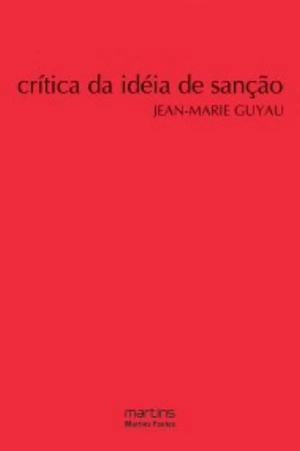 Capa de Crítica da Idéia de sanção