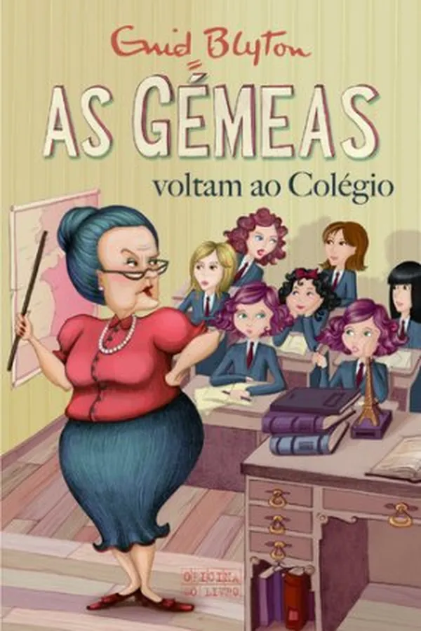 Capa de As Gémeas Voltam ao Colégio