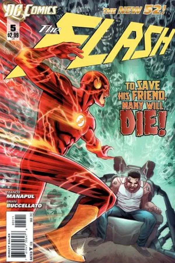 Capa de The Flash #05 - Os novos 52