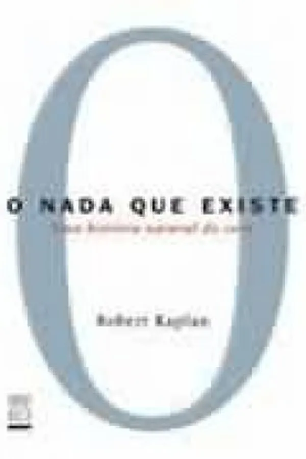Capa de O Nada que Existe