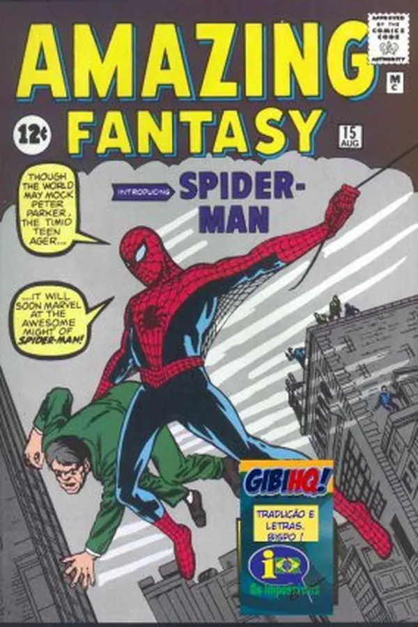 Capa de Amazing Fantasy #15