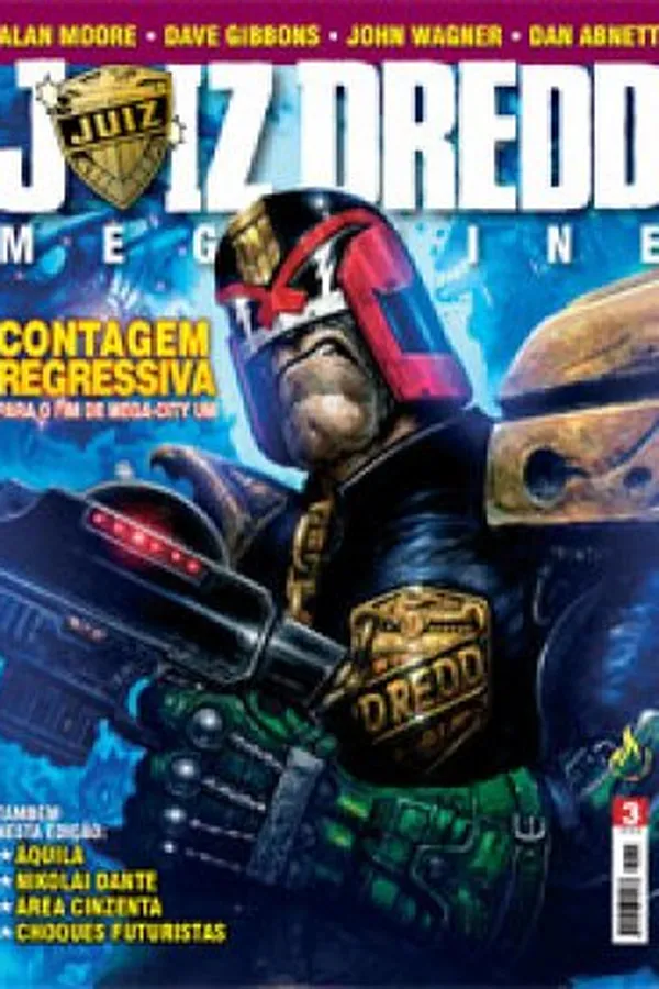 Capa de Juiz Dredd Megazine nº 3