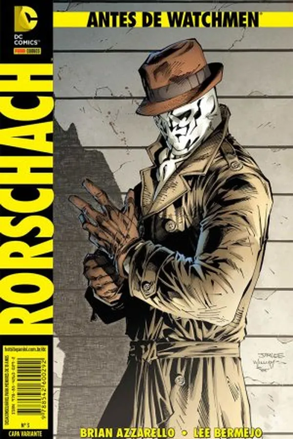 Capa de Antes de Watchmen: Rorschach