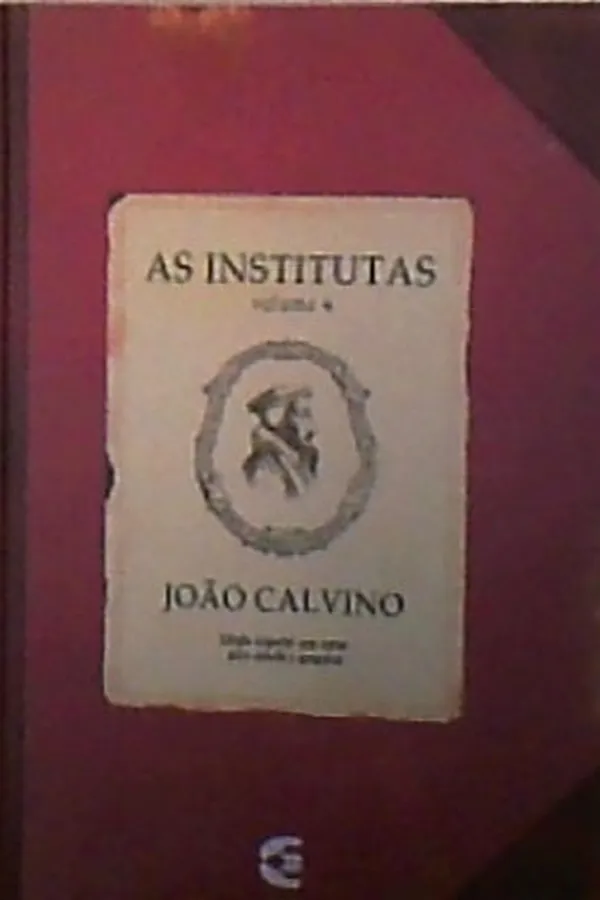 Capa de As Institutas