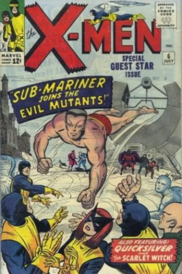 Capa de The X-Men #6 (1963)
