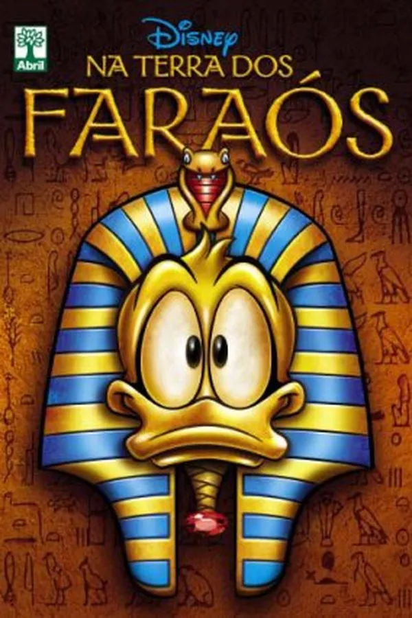 Capa de Disney Na Terra dos Faraós