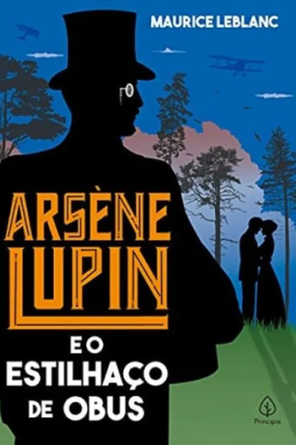 Capa de Arsène Lupin e o estilhaço de obus