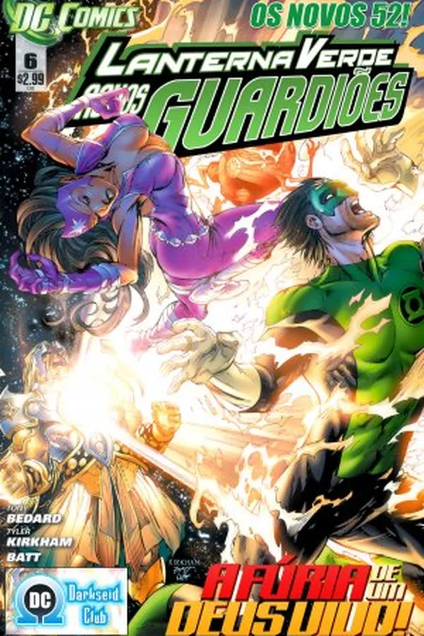 Capa de Lanterna Verde - Novos Guardiões #6 (Os Novos 52)