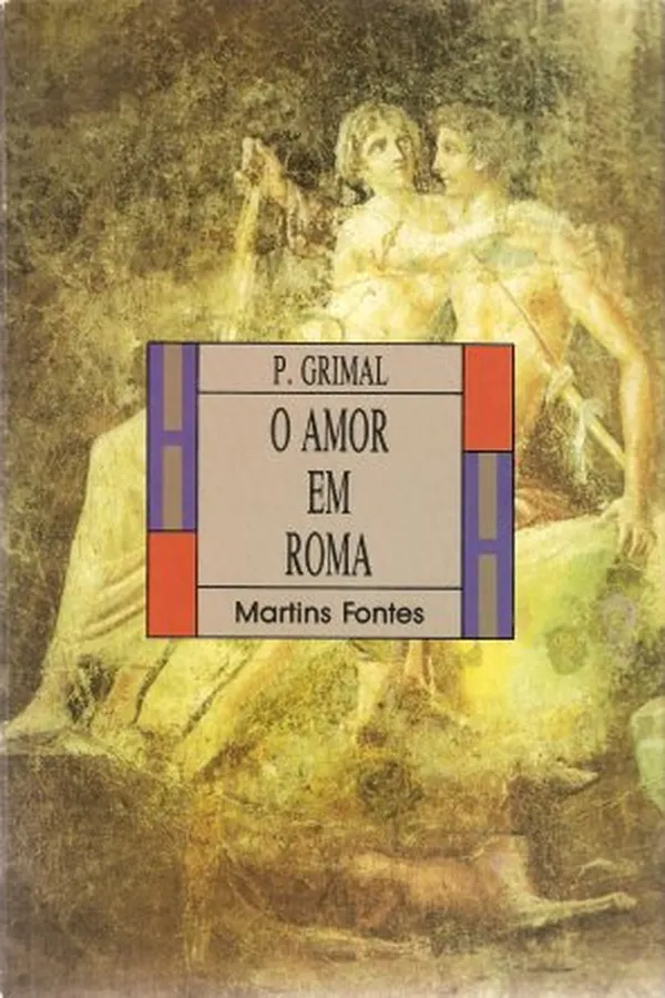 Capa de O amor em Roma