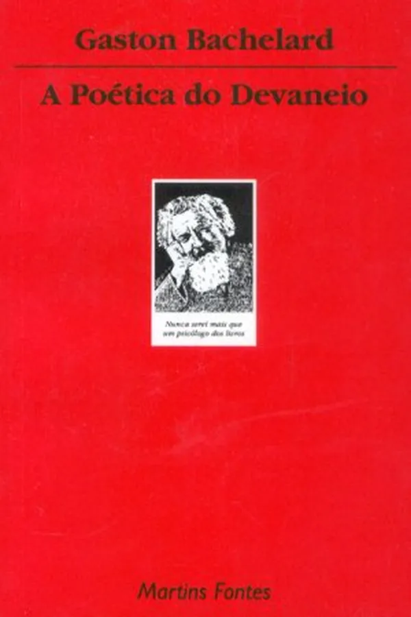 Capa de A poética do devaneio