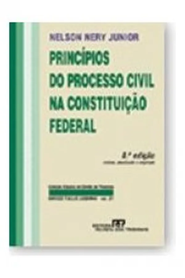 Capa de Princípios do processo civil na Constituição Federal