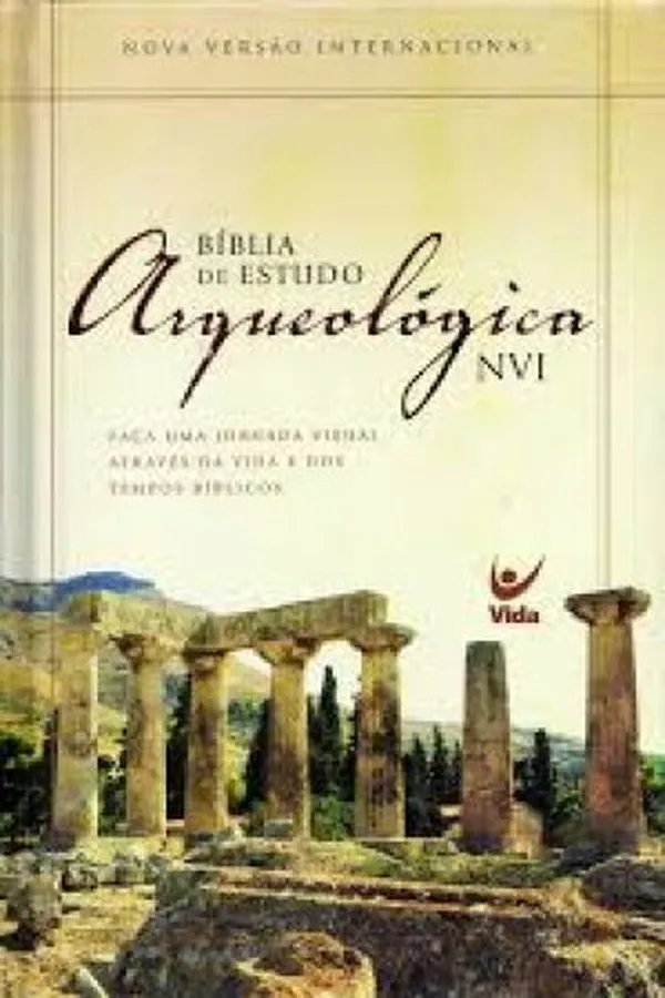 Capa de Bíblia de Estudo Arqueológica NVI