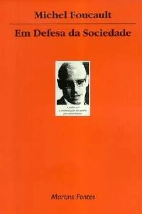 Capa de Em Defesa da Sociedade