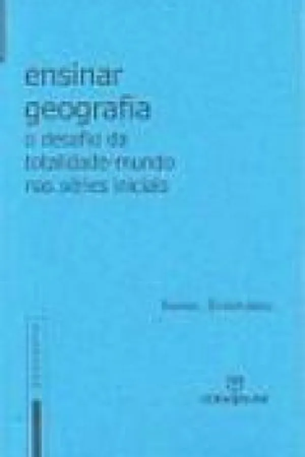 Capa de Ensinar Geografia