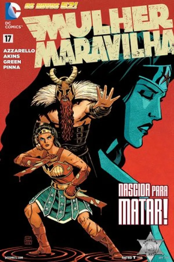 Capa de Mulher Maravilha #17 - Os novos 52