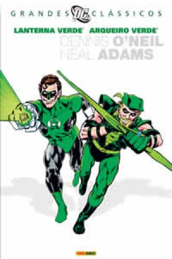 Capa de Grandes Clássicos DC Nº 6 - Lanterna Verde / Arqueiro Verde Vol. 1