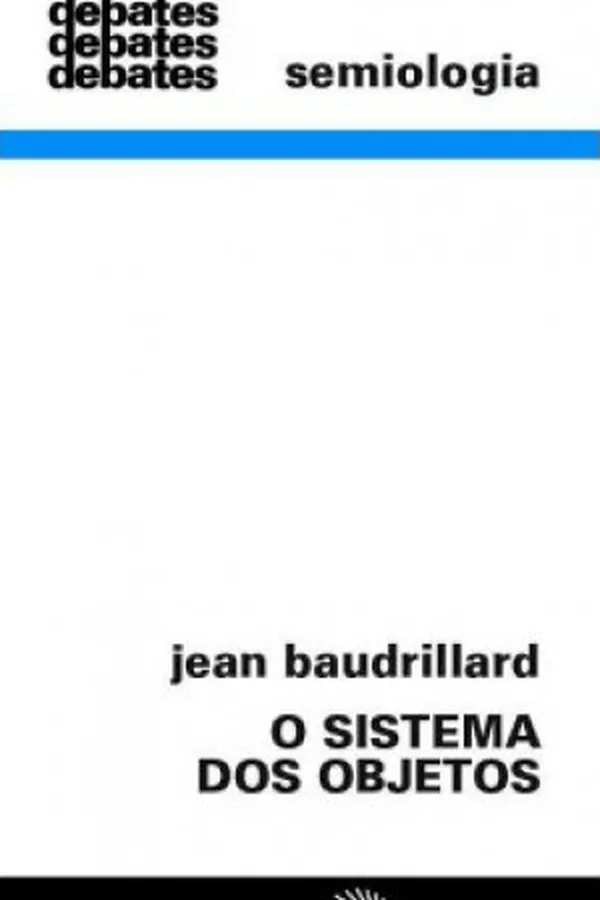 Capa de O sistema dos objetos
