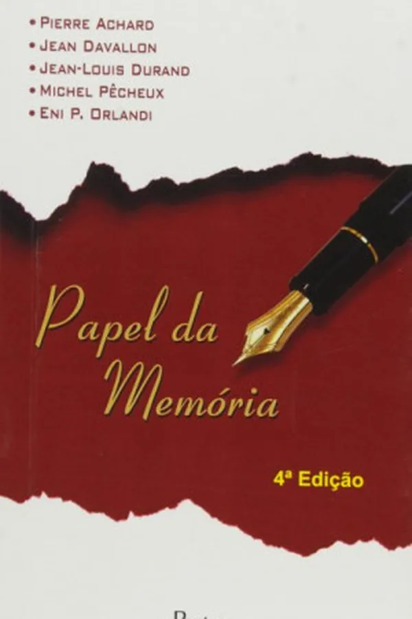 Capa de O papel da memória