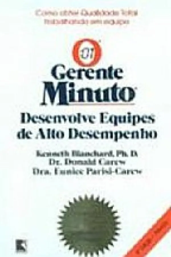 Capa de Gerente Minuto Desenvolve Equipes de Alto Desempenho
