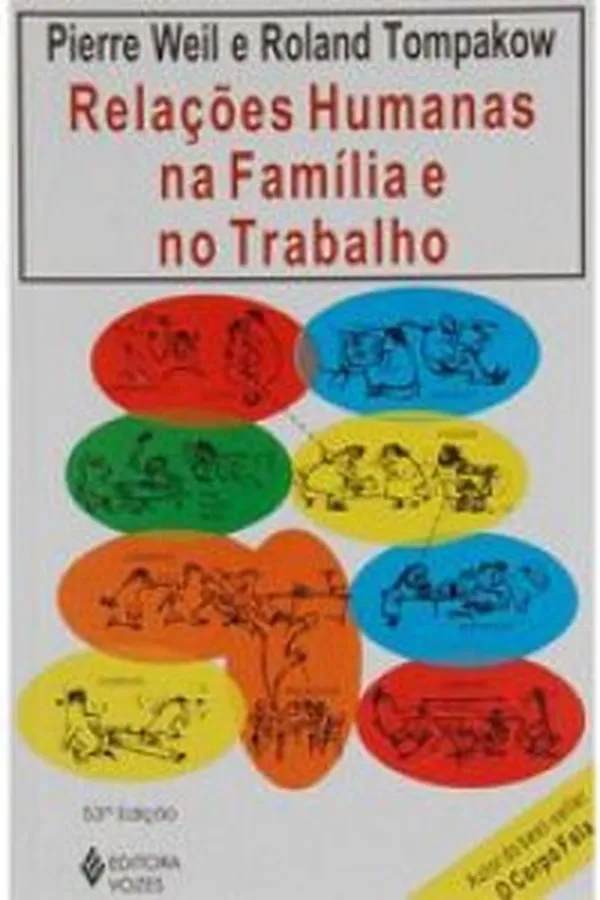 Capa de Relações Humanas na família e no trabalho.