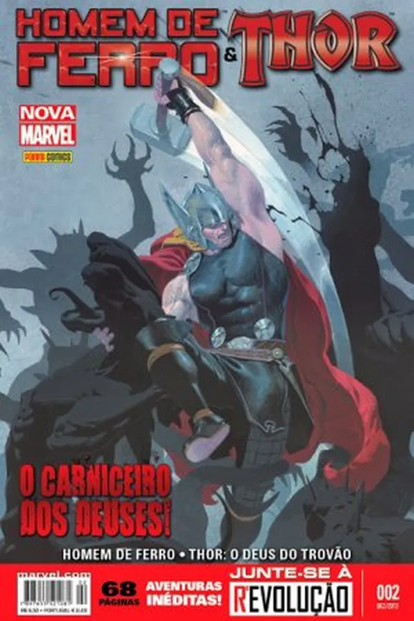 Capa de Homem de Ferro & Thor #02 (Nova Marvel)