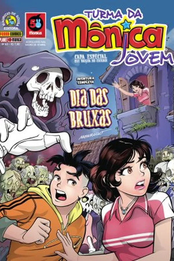 Capa de Turma da Mônica Jovem - Nº 63