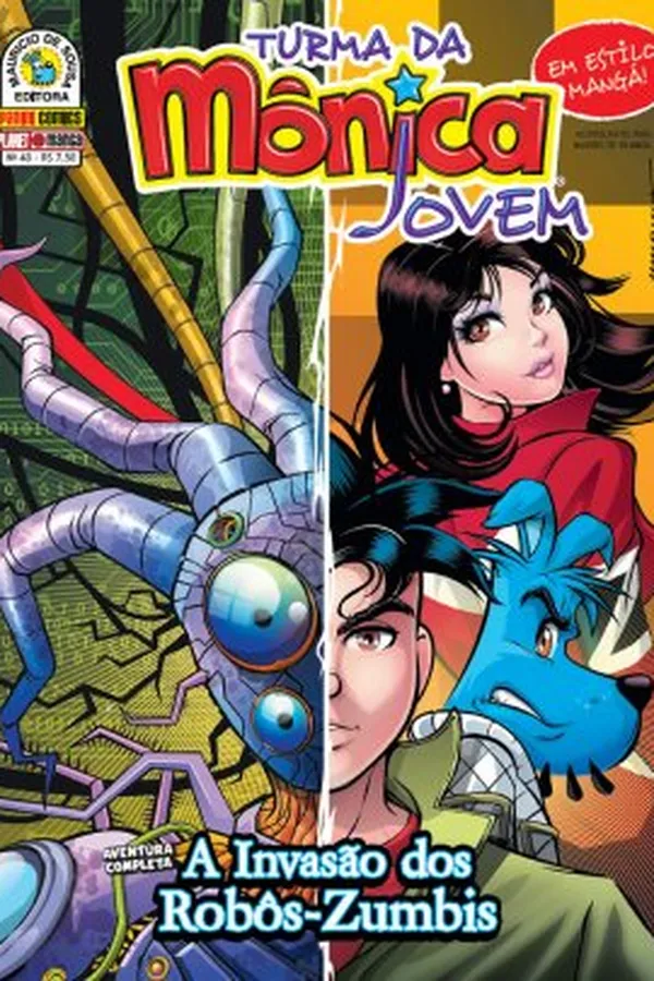 Capa de Turma da Mônica Jovem nº 48