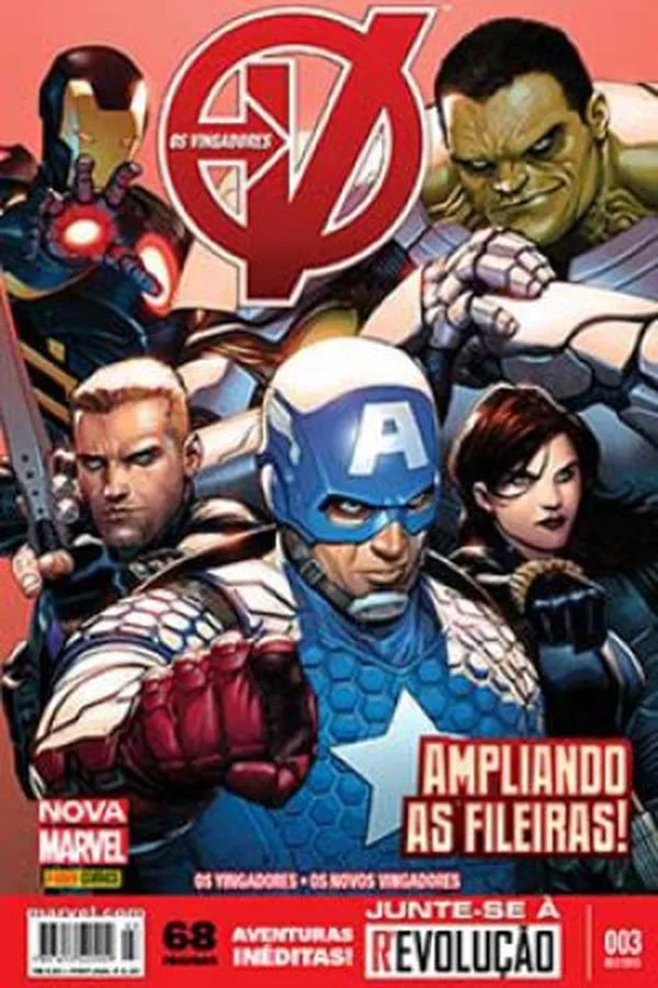 Capa de Os Vingadores #03 (Nova Marvel)