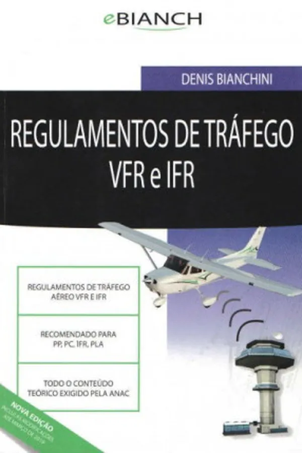 Capa de Regulamento de Tráfego Aéreo VFR e IFR