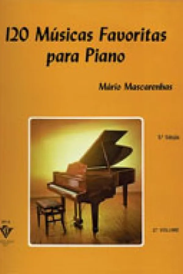 Capa de 120 Músicas Favoritas para Piano V. 2