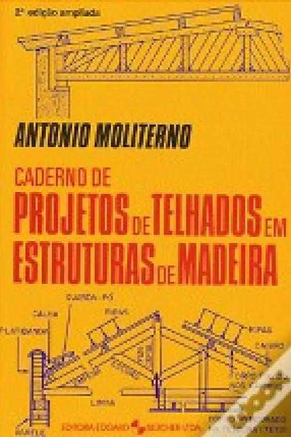 Cover of Caderno de Projetos de Telhados em Estruturas de Madeira