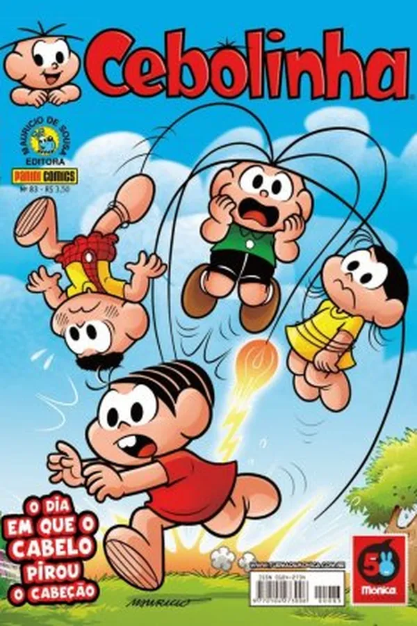 Capa de Cebolinha nº 83 - O dia em que o cabelo pirou o cabeção