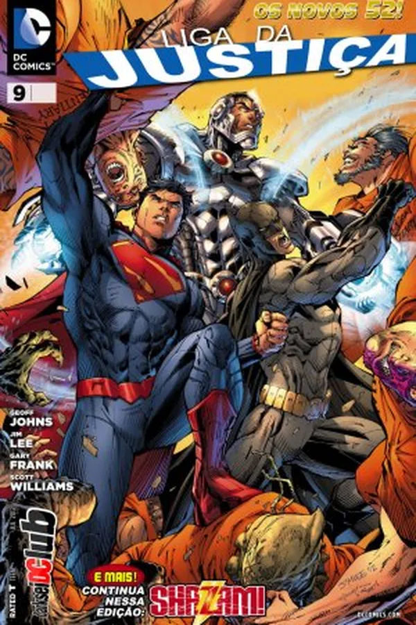 Capa de Liga da Justiça #09 - Os Novos 52