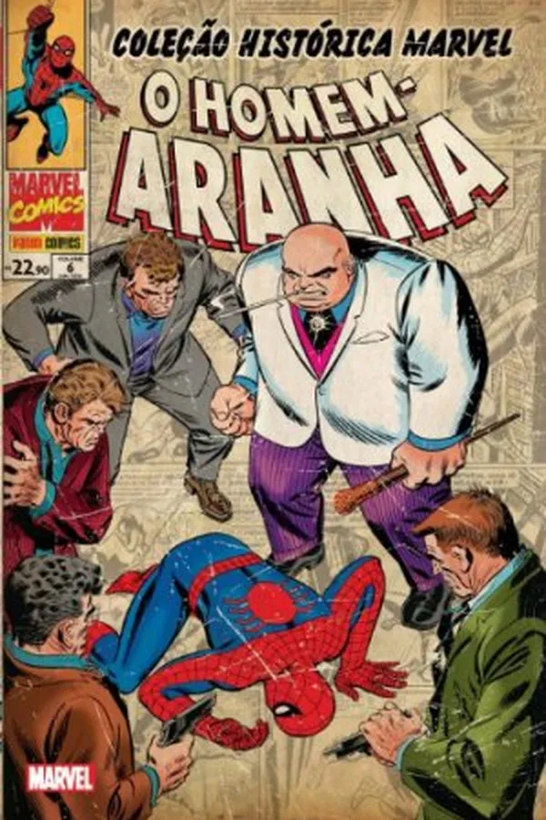Capa de Coleção Histórica Marvel - O Homem-Aranha #6