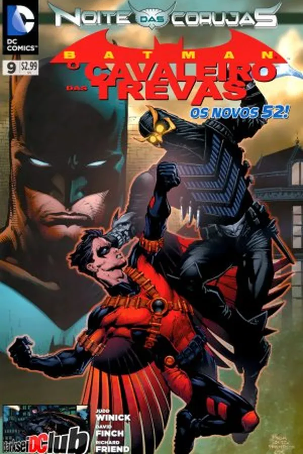 Capa de Batman: O Cavaleiro das Trevas #09 - Os Novos 52
