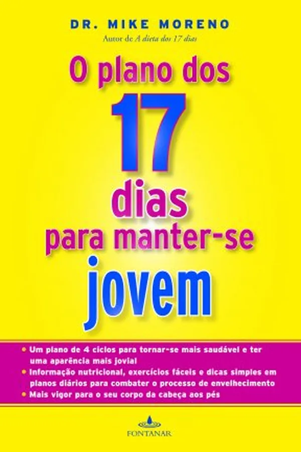 Cover of O Plano dos 17 dias para manter-se Jovem