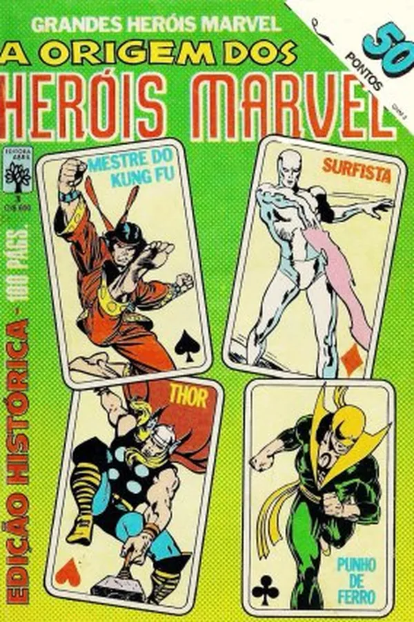 Capa de Grandes Heróis Marvel (1ª série) #03