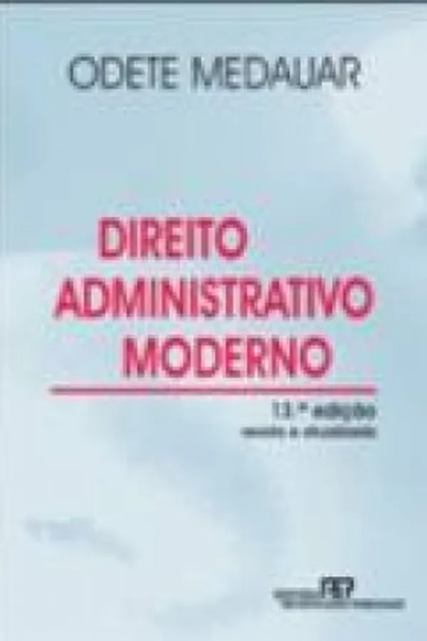 Capa de Direito Administrativo Moderno