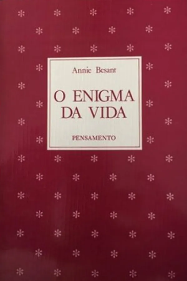 Capa de O Enigma Da Vida