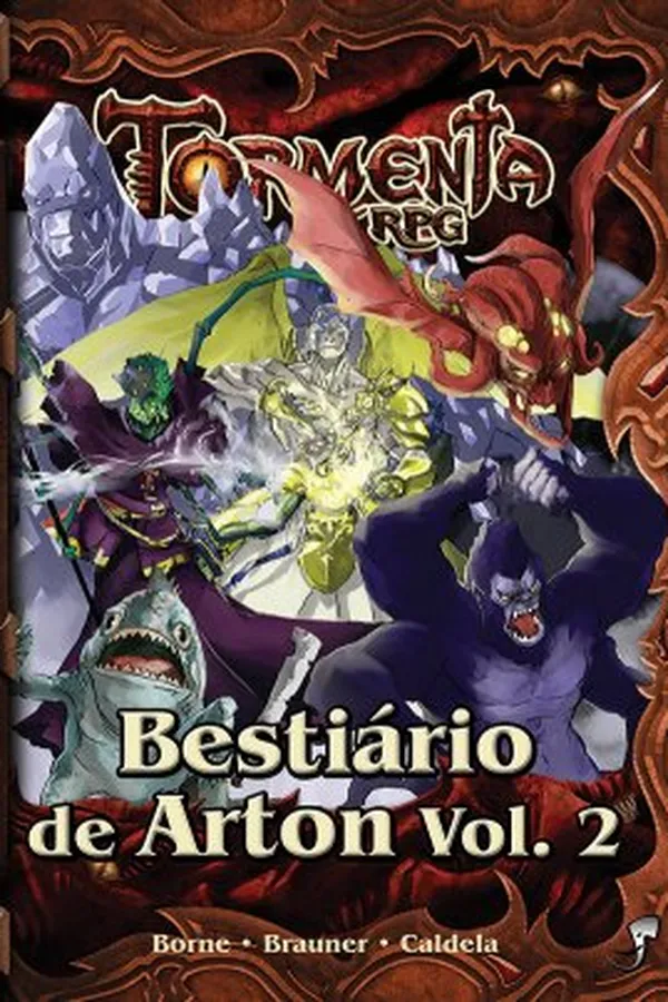 Capa de Bestiário de Arton Vol. 2