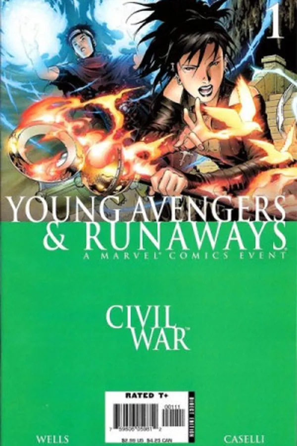 Capa de Civil War: Young Avengers & Runaways