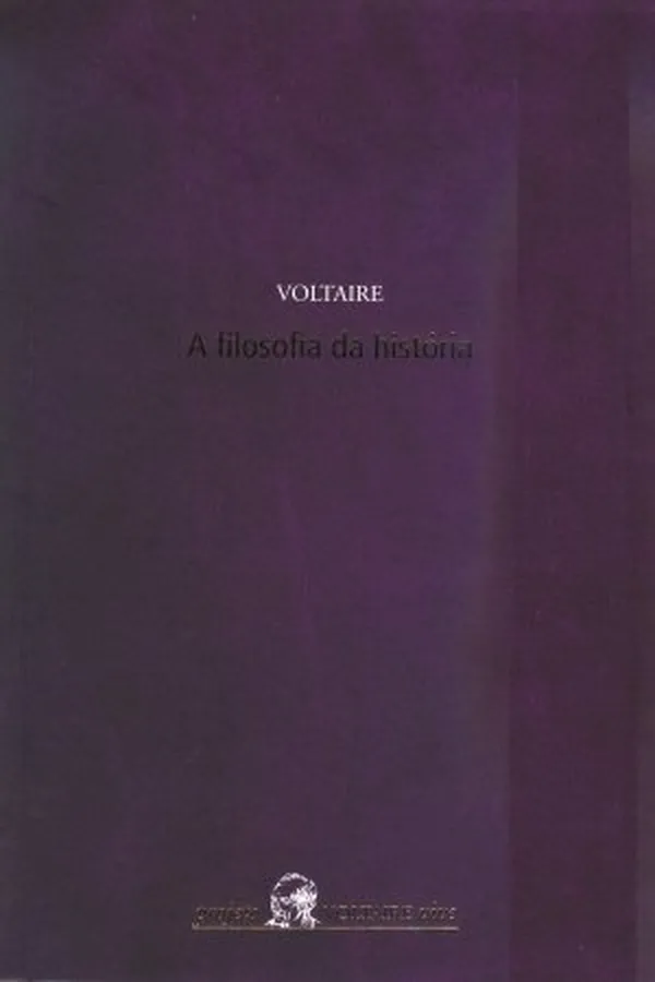 Capa de A filosofia da história