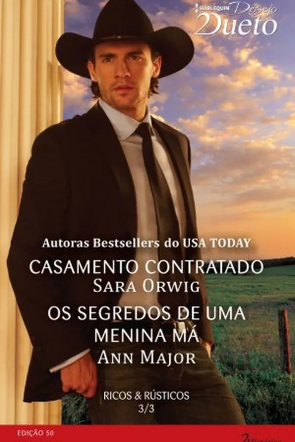 Capa de Casamento contratado & Os segredos de uma menina má