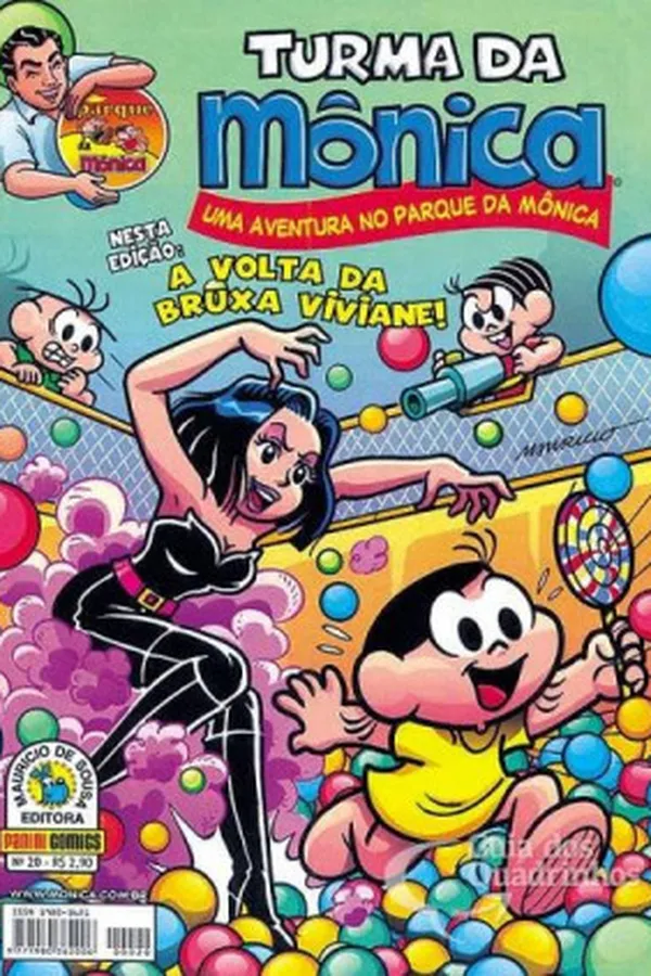 Capa de Turma da Mônica: Uma Aventura no Parque da Mônica