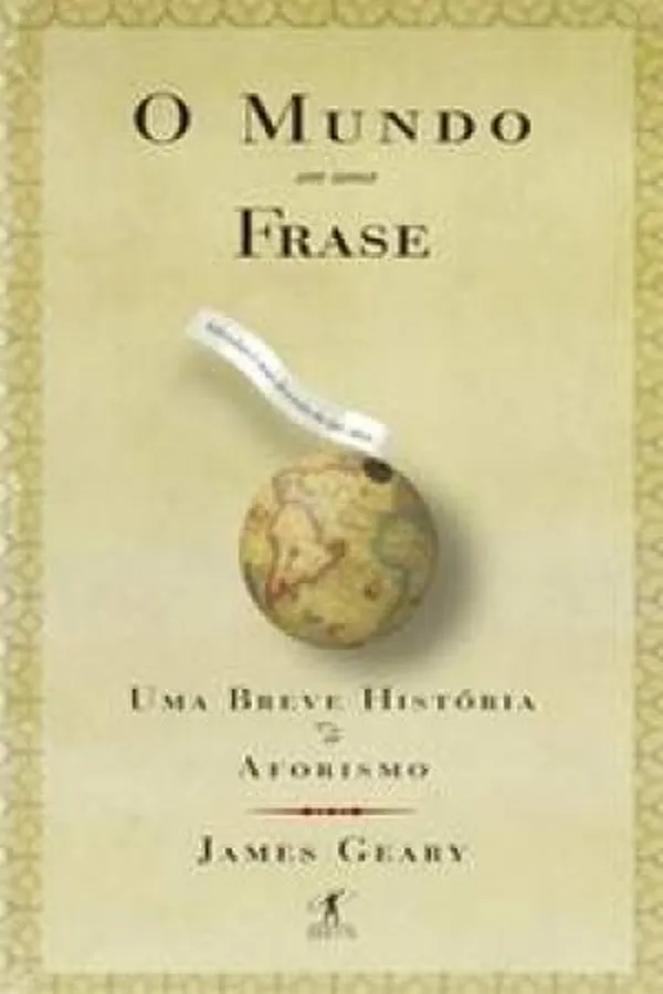 Capa de O Mundo em uma Frase